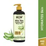 Wow Life Science Aloe Vera Body Lotion - Ultra Light Hydration 400 ml