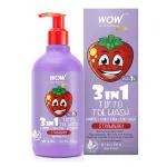 WOW Skin Science Kids 3 in 1 Tip to Toe Wash - Strawberry 300 ml