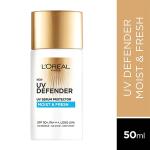 L'Oreal Paris Uv Defender Uv Serum Protector SPF 50+ Pa++++, Moist & Fresh 50 ml