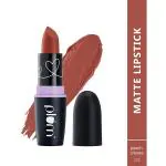 Plum Matterrific Lipstick Peach Please - 122 (Peachy Brown Nude) 4.2 gm