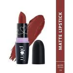 Plum Matterrific Lipstick Upside Brown - 126 (Chocolate Brown) 4.2 gm