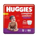 Huggies Complete Comfort Wonder Diaper Pants Small (S) 86's