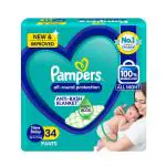 Pampers All Round Protection Diaper Pant - New Baby 34's