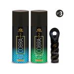 St. John Cobra Sports Limited Edition Deodorant Spray + Cool Limited Edition Deodorant Spray + Cobra Eau De Parfum 15 ml