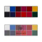 PAC Fresh Color Eyeshadow X12 Winter Frost 70 gm