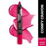 Faces Canada Comfy Matte Lip Crayon - Drama queen 04, 2.8gm