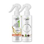 Ktein All in 1 Natural Hair Heat Protection Spray with Argan Oil Vitamin E Pro Vitamin B3 and Holding Spray 1's