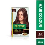 Streax Cream Hair Colour No Ammonia Shine On Enriched With Walnut Oil & Argan Oil - 4.6 Reddish Brown (30gm+25ml) 1's