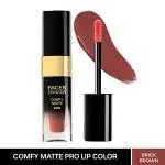 Faces Canada Comfy Matte Pro Liquid Lipstick - Brick Brown 08, 5.5 ml 10HR Stay No Dryness