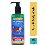 Cocomo Natural Kids Face and Body Wash Minty Fragrance Soft and Healthy Skin Minty Sea 300 ml