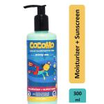Cocomo Natural Kids Moisturizer Plus Sunscreen Lotion Shea and Kokum Butter SPF 15 Minty Sea 300 ml
