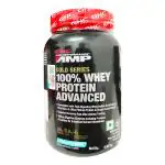 GNC AMP Gold Series 100% Whey Protein Advanced Powder - Vanilla Ice Cream 907 gm