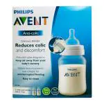 Philips Avent Anti Colic Wide Neck Feeding Bottle (1m+) (SCF813/20) (Pack of 2 x 260 ml)