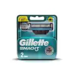 Gillette Mach 3 Manual Shaving Razor 2 Blades - Cartridge 1's