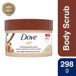 Dove Exfoliating Body Polish Scrub Brown Sugar & Coconut Butter for Dry Skin 298 gm