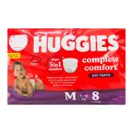 Huggies Complete Comfort 5 in 1 Dry Diaper Pants (M) 8's