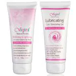 Vigini Lubricating Stimulation Gel 100ml + Whitening & Lightening Intimate Hygiene Gel Wash 100 g
