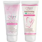 Vigini Bust Firming Massage Cream 100ml + Whitenin g & Lightening Intimate Hygiene Gel Wash 100 g 