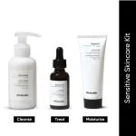 Minimalist Sensitive Skincare Kit with Oat 06% Cleanser, Niacinamide 05% Serum and Sepicalm 3% Moisturizer 200gm