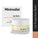 Minimalist SPF 30 Lip Balm with Ceramides & HA for lip protection & nourishment 8 gm