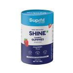 Suprfit Shine Hair, Skin & Nail Yummy Gummies - Strawberry 120 gm