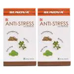Sunova Anti Stress Veg Capsule (Pack of 2 x 60's) 1's