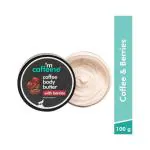 mCaffeine Coffee & Berries Body Butter with Shea Butter Deeply Moisturizes & Nourishes Dry Skin 100 gm