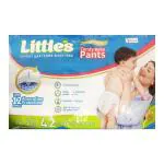 Littles Premium Comfy Baby Diaper Pants (S) 42's