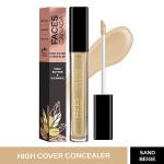 Faces Canada High Cover Concealer with Shea Butter & Vitamin E - Sand Beige 01, 4ml