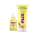 Plix The Plant Fix 5% Pineapple Foaming Face Wash And Serum For Pigmentation & Dark Spots 100 ml