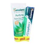 Himalaya Purifying Neem Face Wash 100 ml (Free Himalaya Complete Care Toothpaste 40 gm)
