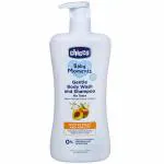 Chicco Baby Moments Gentle Body Wash And Shampoo (No Tears) (0+ Months) - Oats Extract & Apricot 500 ml