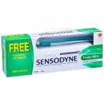 Sensodyne Fresh Mint Toothpaste 150 gm (Free Sensodyne Toothbrush Worth Rs. 65)