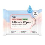 Plush Intimate Wipes For Women (Ph 3.5) - Tea Tree 10's