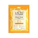 Lacto Calamine Vitamin C Face Sheet Mask Instant Hydration Glycolic Acid and D-Panthenol 30 gm