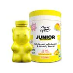 Power Gummies Junior Multivitamin and Immunity Booster for Kids, Vitamin A, B, C, D, and K, for Age 4-15 Years, Tasty Mango Flavour 30 Gummies