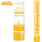 Wishcare Vitamin C Pure Glow Face Sunscreen SPF 50 PA++++ Broad Spectum Ultra Light and No White Cast 50 gm