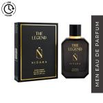 Nisara The Legend Perfume Long Lasting Fragrance Aromatic Woody Amber Eau De Parfum For Men 100 ml