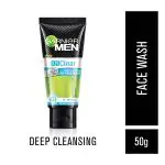 Garnier Men Oil Clear Deep Cleansing Icy Face Wash - Clay D-Tox 50 gm