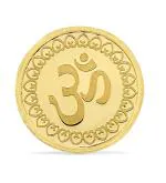 Reliance Jewels 999 OM Round Gold Coin 0.5 g