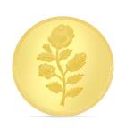 Reliance Jewels 999 Flower Round Gold Coin 4 g