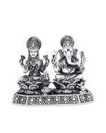 Reliance Jewels 999 Silver Ganesh- Laxmi Idol 146.64 g