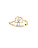 Reliance Jewels 14KT Yellow Gold Diamond Ring