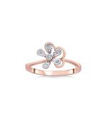 Reliance Jewels 14KT Rose Gold Diamond Ring