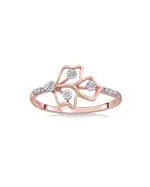 Reliance Jewels 14KT Rose Gold Diamond Ring