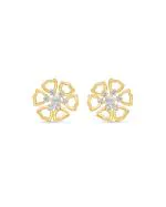 Reliance Jewels 14 kt Yellow Gold Diamond Earring