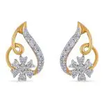 Reliance Jewels 14 kt Yellow Gold Diamond Earring