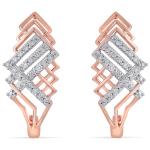 Reliance Jewels 14 kt Rose Gold Diamond Earring