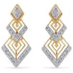 Reliance Jewels 14 kt Yellow Gold Diamond Earring