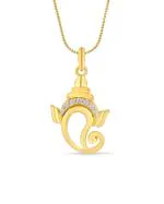 Reliance Jewels 22 KT Ganesha Gold Pendant